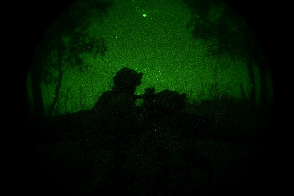 2nd Battalion, 7th Infantry Regiment: Night Live Fire Exercise
