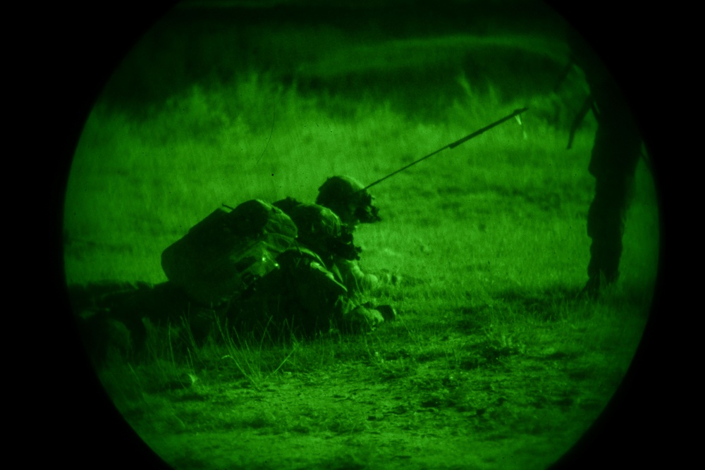 2nd Battalion, 7th Infantry Regiment: Night Live Fire Exercise