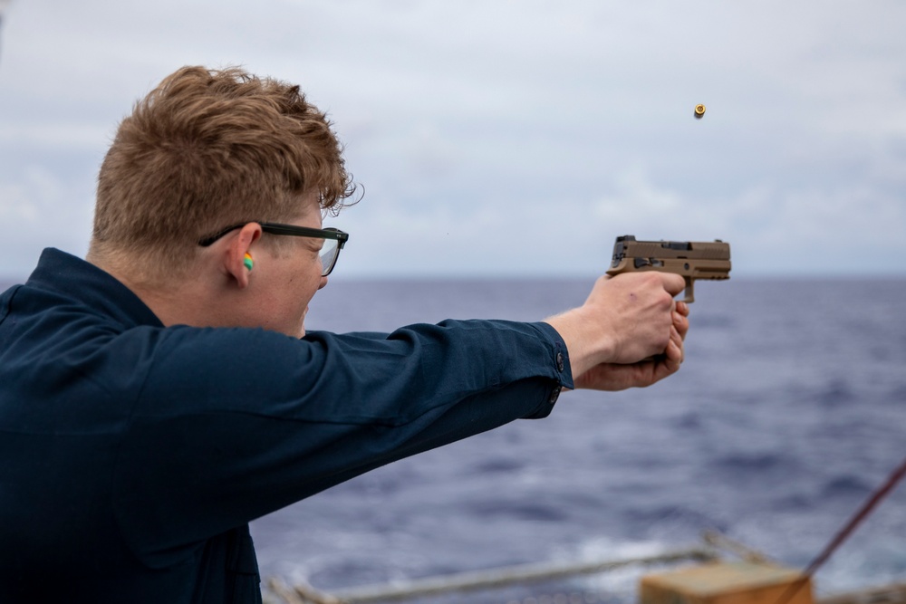 USS Preble Conducts Gunshoot