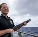 USS Preble Conducts M500 Gun Shoot