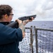 USS Preble Conducts M500 Gun Shoot