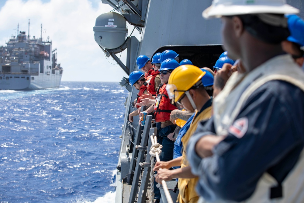 USS Preble Conducts Underway Replenishment