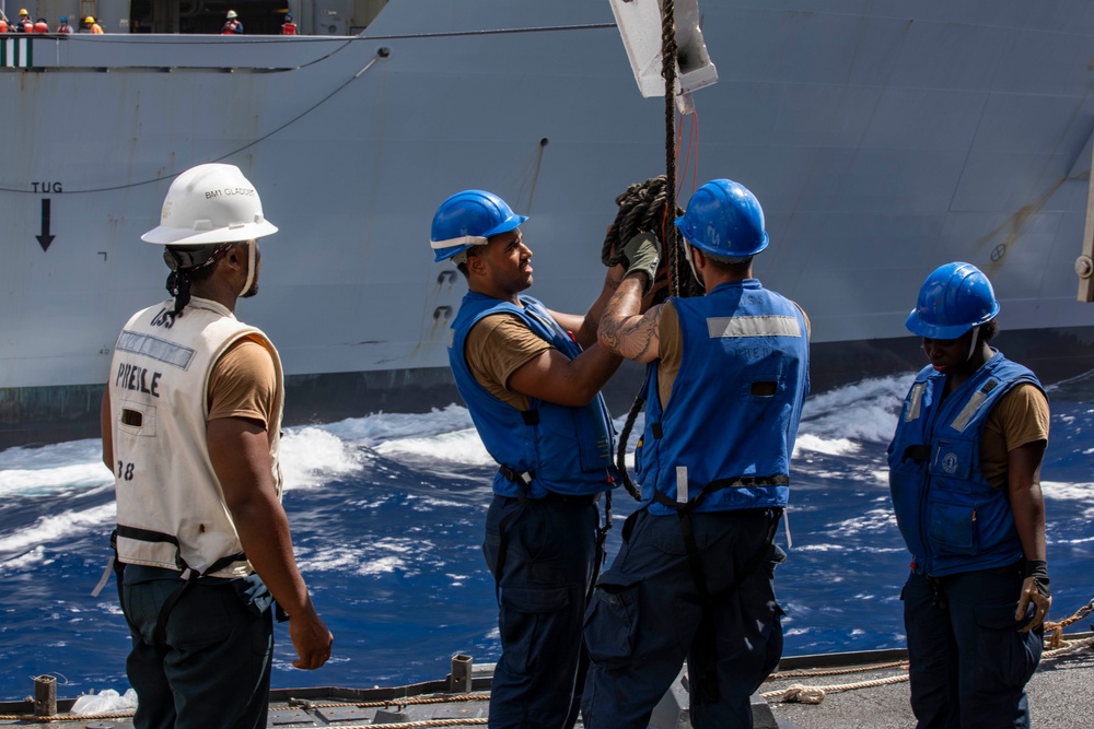 USS Preble Conducts Underway Replenishment