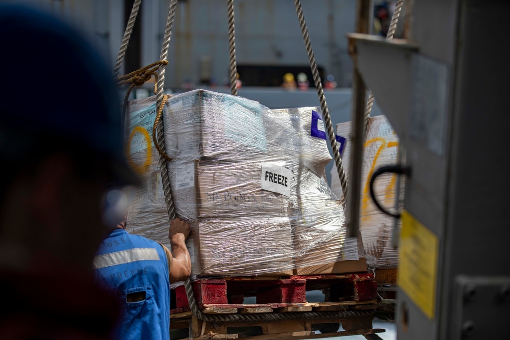 USS Preble Conducts Underway Replenishment