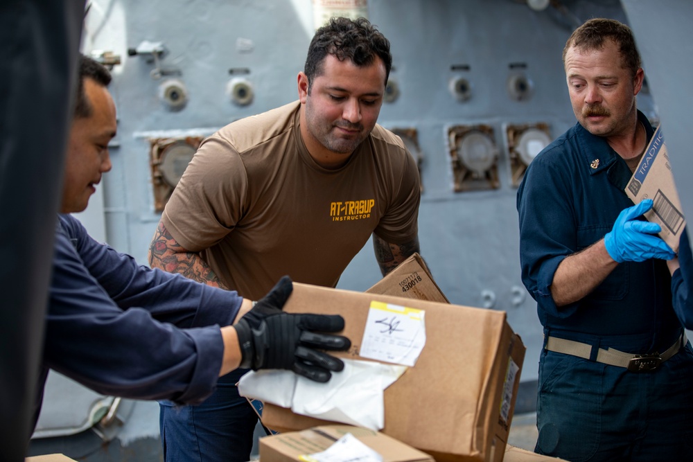 USS Preble Conducts Underway Replenishment