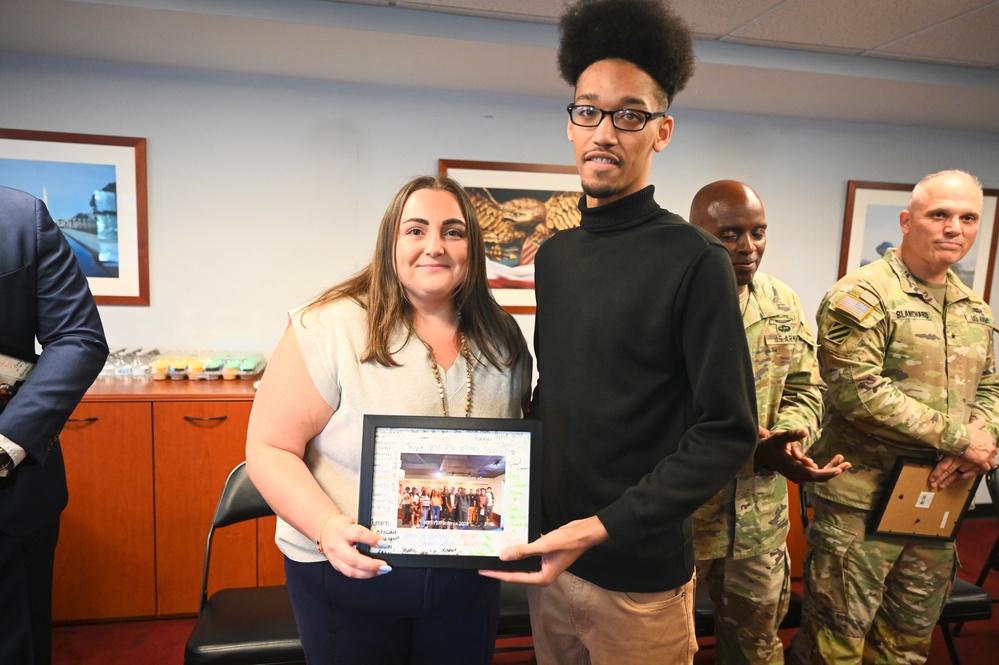 Certificates of Appreciation Presented to 2025 Mayor Marion S. Barry Summer Youth Employment Program (MBSYEP) Interns