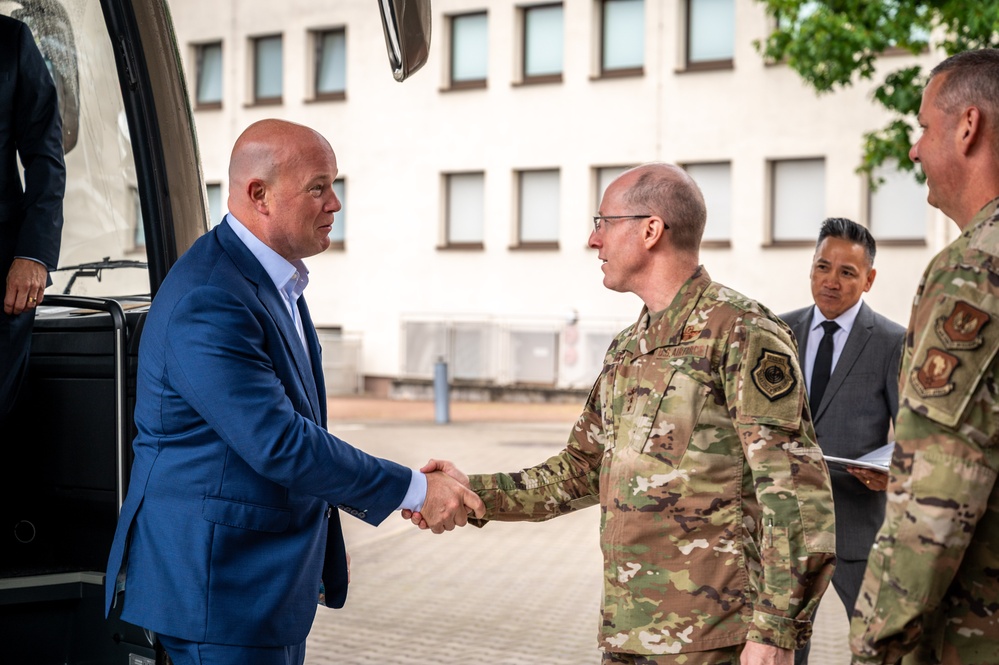 U.S. Ambassador to NATO visits USAFE, SPACEFOREUR - AF, AIRCOM – sees space and airpower missions