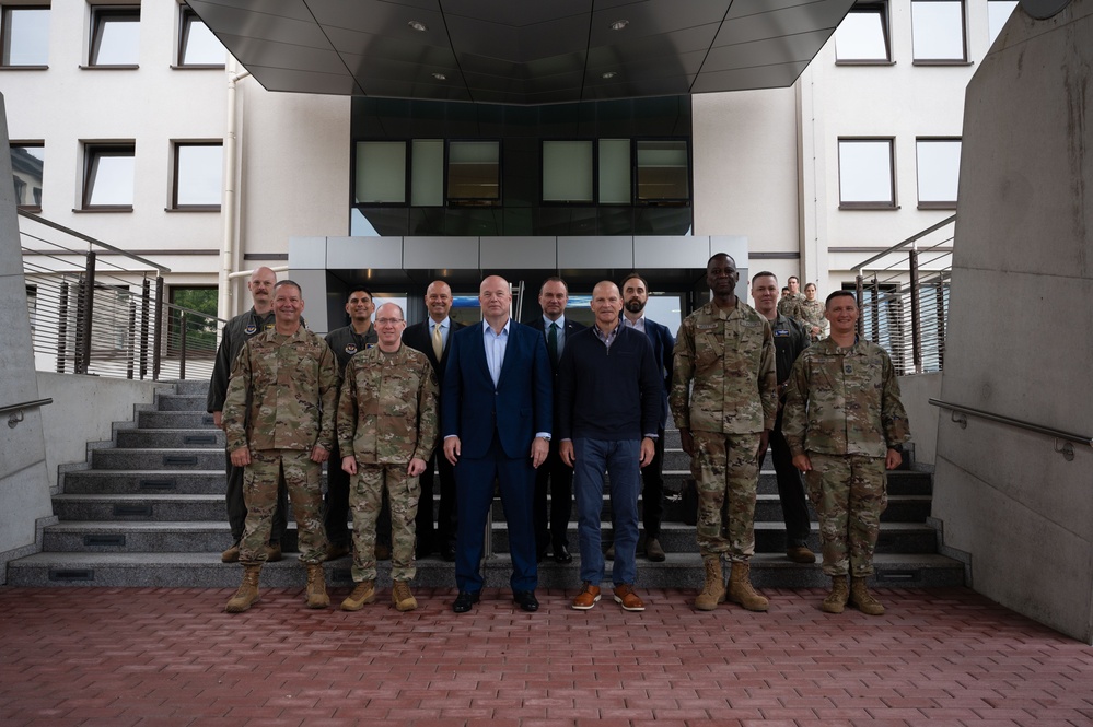 U.S. Permanent Representative to NATO visits USAFE, SPACEFOREUR - AF, AIRCOM – sees space and airpower missions