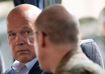 U.S. Permanent Representative to NATO visits USAFE, SPACEFOREUR - AF, AIRCOM – sees space and airpower missions