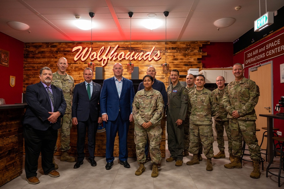 U.S. Permanent Representative to NATO visits USAFE, SPACEFOREUR - AF, AIRCOM – sees space and airpower missions