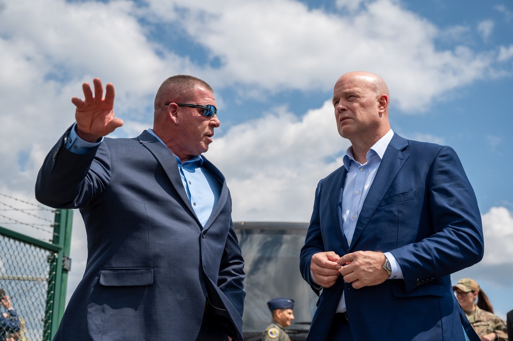 U.S. Permanent Representative to NATO visits USAFE, SPACEFOREUR - AF, AIRCOM – sees space and airpower missions
