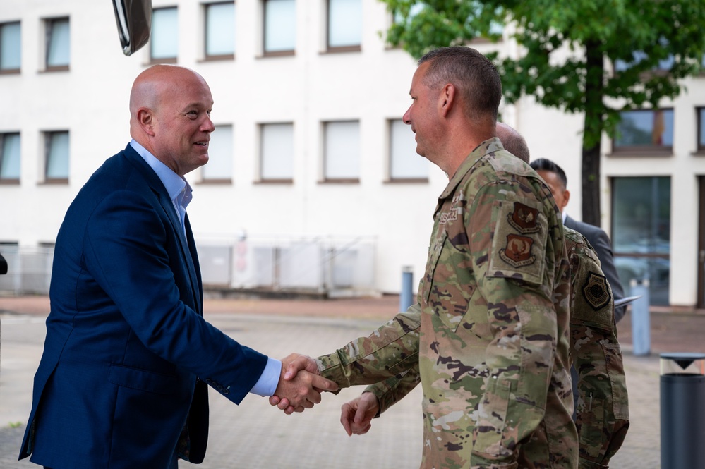 U.S. Permanent Representative to NATO visits USAFE, SPACEFOREUR - AF, AIRCOM – sees space and airpower missions