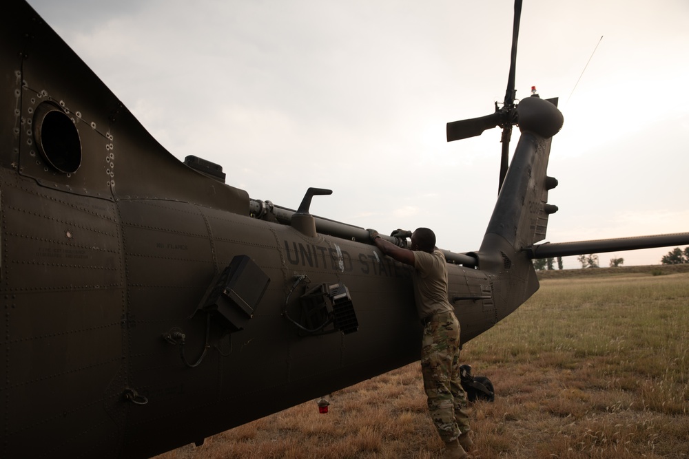 Night Air Assault preparations
