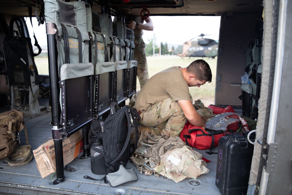 Night Air Assault preparations