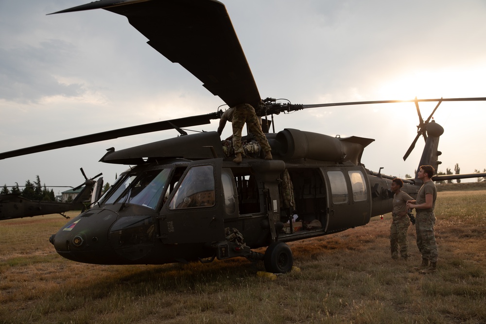 Night Air Assault preparations