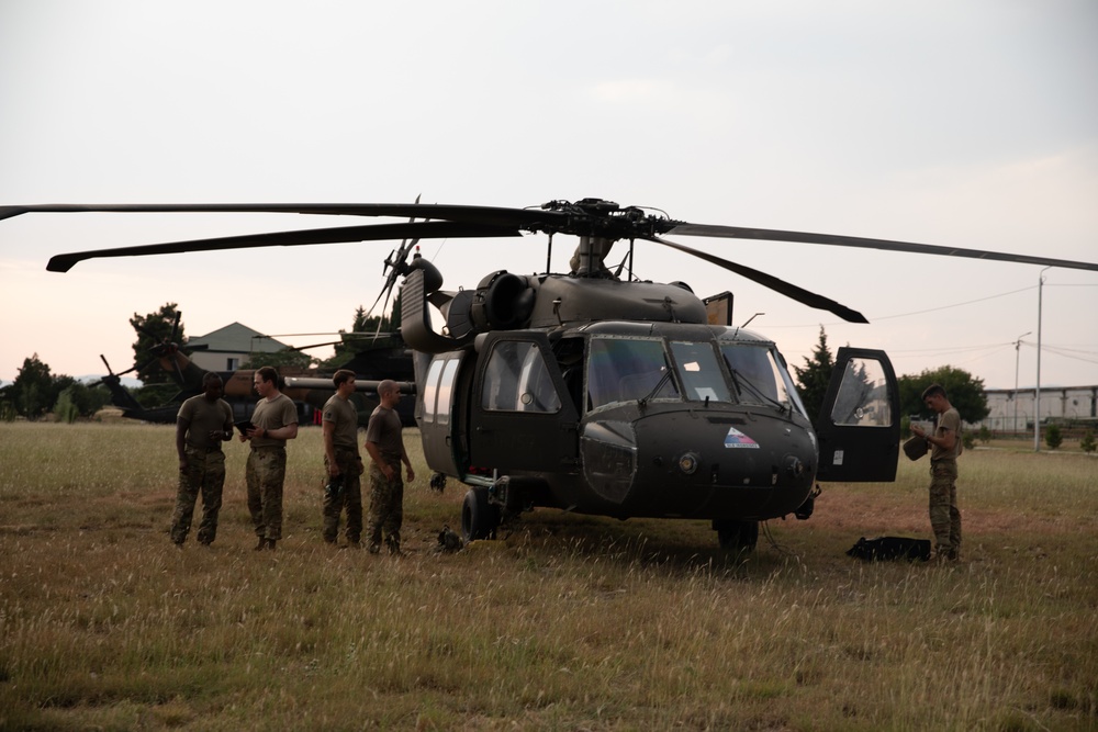 Night Air Assault preparations