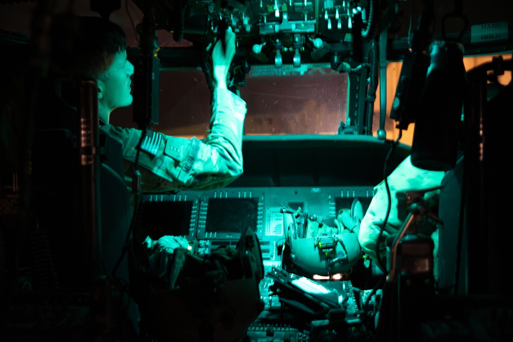 Night Air Assault preparations