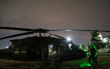 Night Air Assault preparations