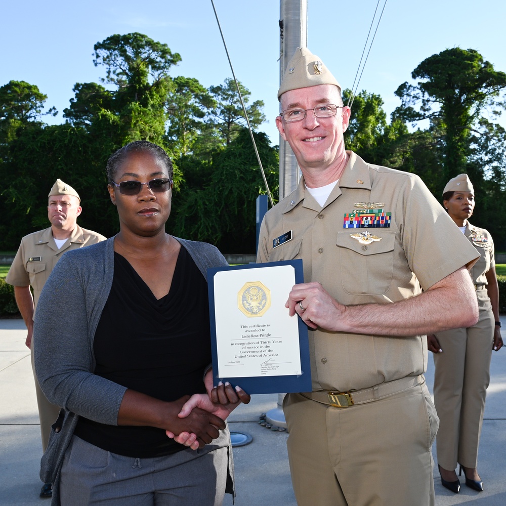 Awards Ceremony at Naval Hospital Jacksonville – August 1, 2025