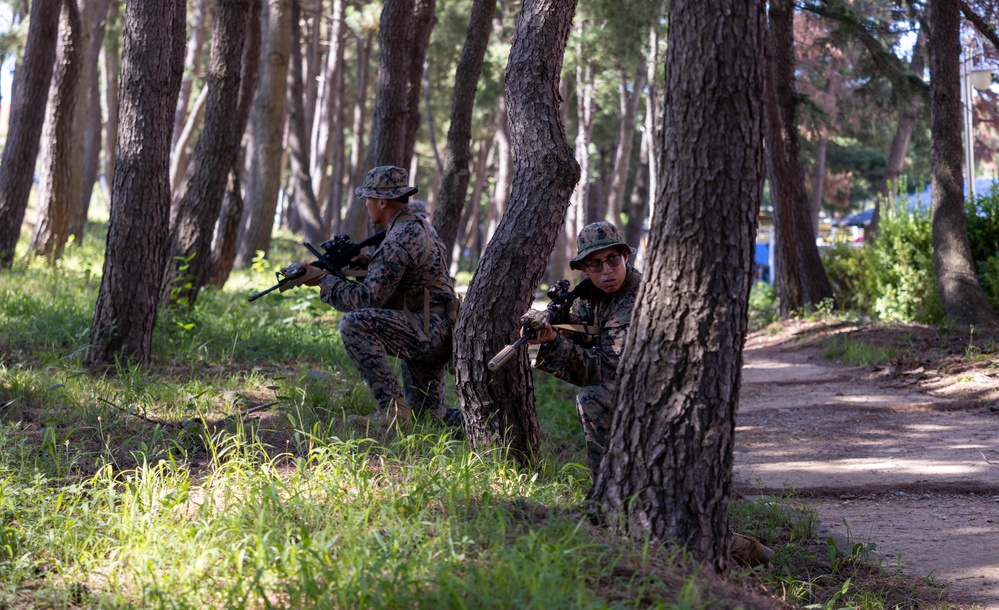 2/23 Marines and ROK Marines Conduct Bilateral Patrol Training during KMEP 25.2