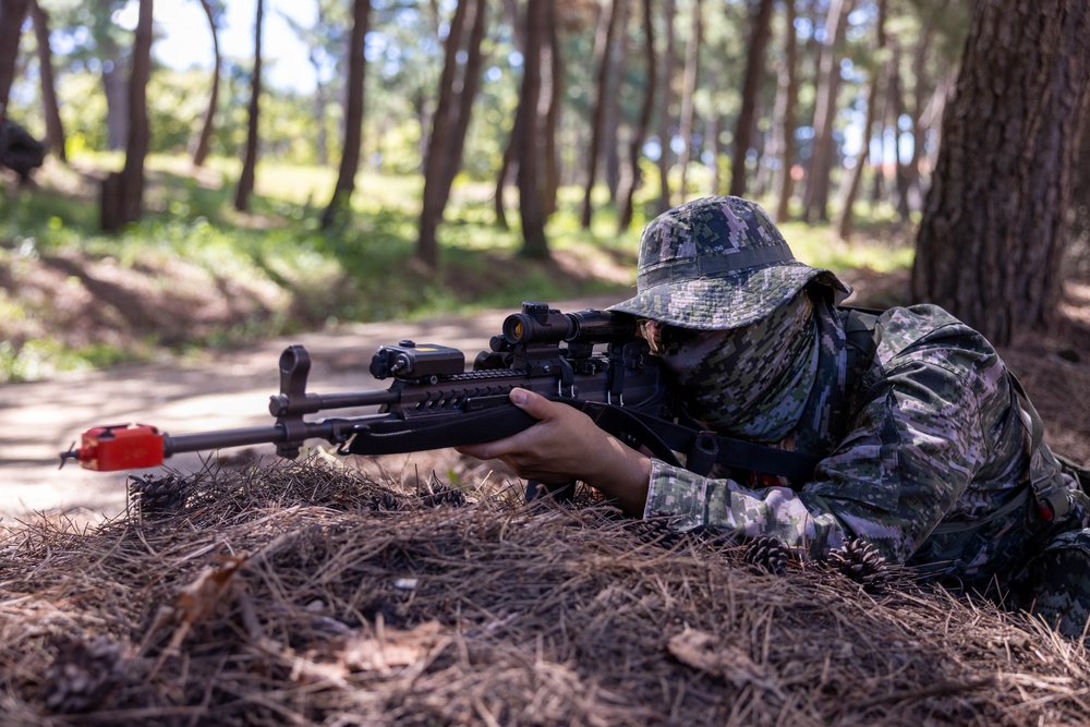 2/23 Marines and ROK Marines Conduct Bilateral Patrol Training during KMEP 25.2