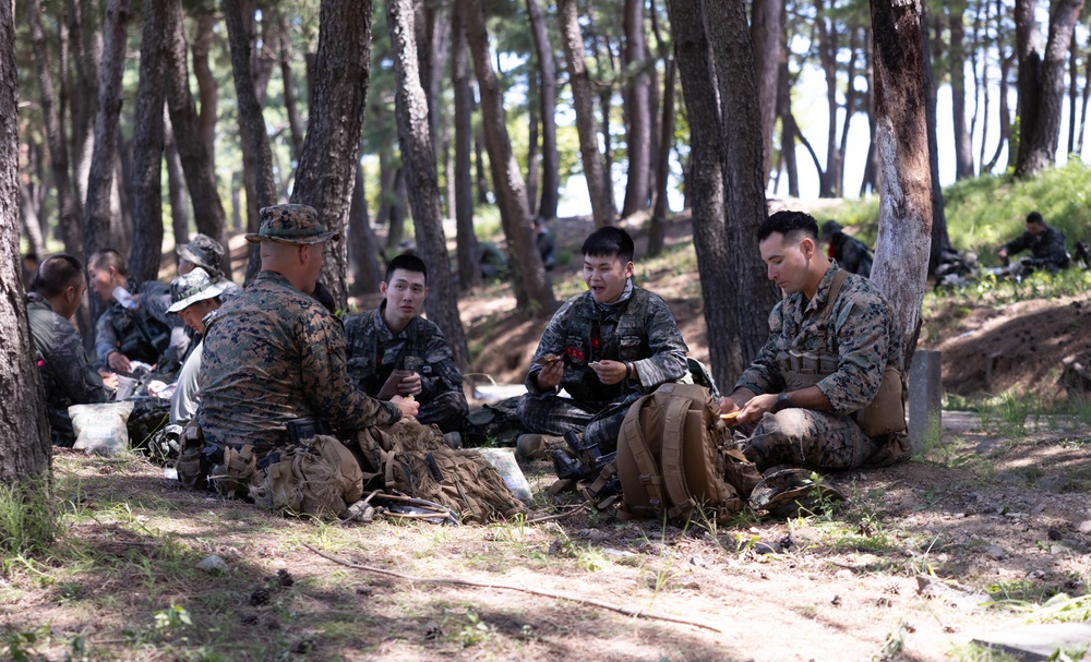 2/23 Marines and ROK Marines Conduct Bilateral Patrol Training during KMEP 25.2