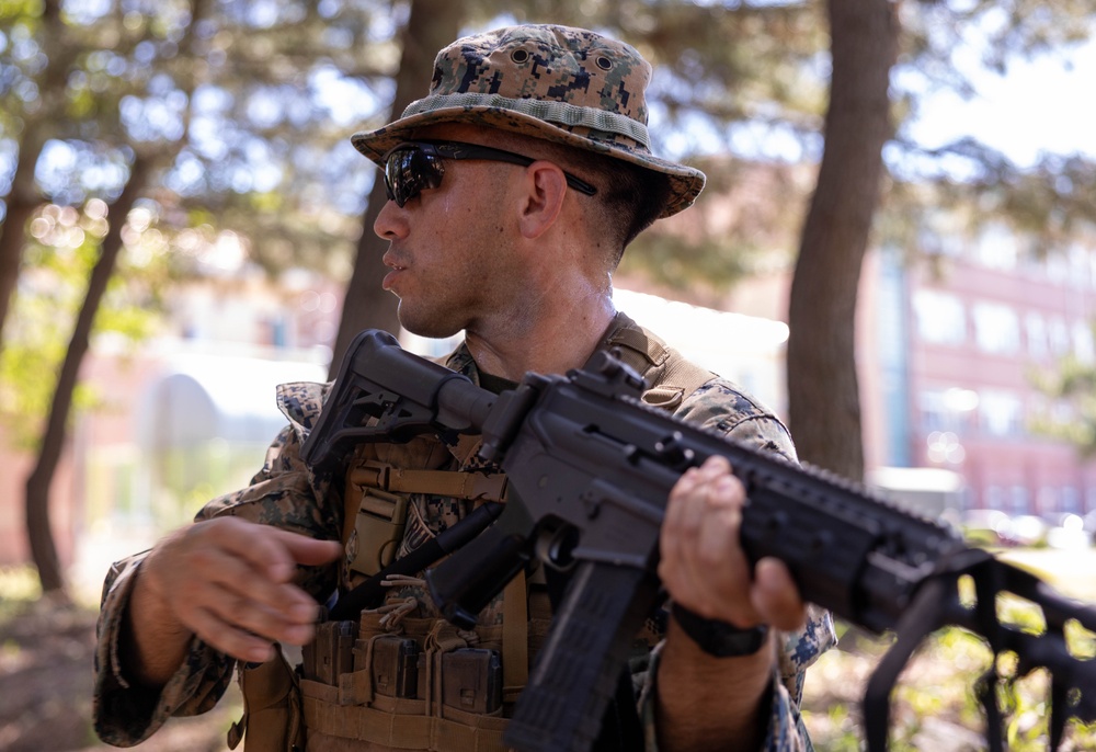 2/23 Marines and ROK Marines Conduct Bilateral Patrol Training during KMEP 25.2