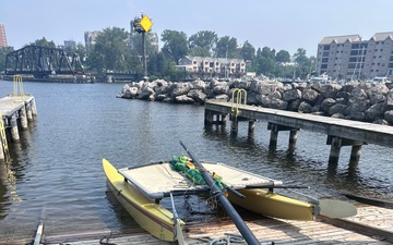 Coast Guard rescues 2 from sailing vessel on Lake Michigan