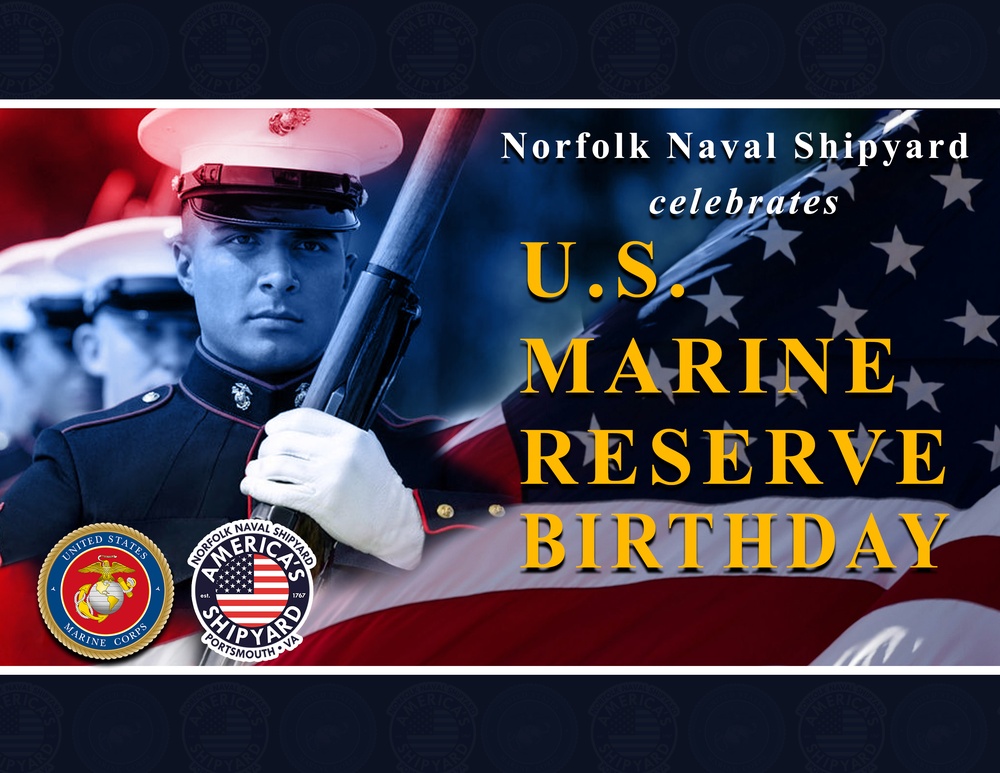 Norfolk Naval Shipyard Celebrates U.S. Marine Corps Reserves Birthday Aug. 29