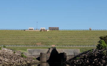 Tulsa District inspects Sardis Dam stilling basin