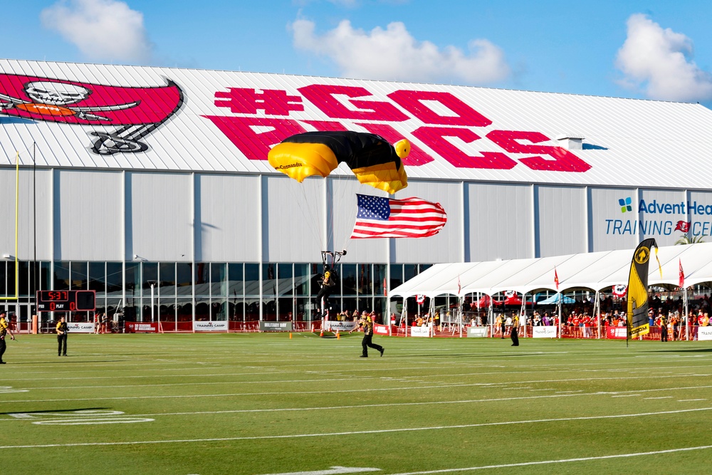 Military Day at Tampa Bay Buccaneers Training Camp