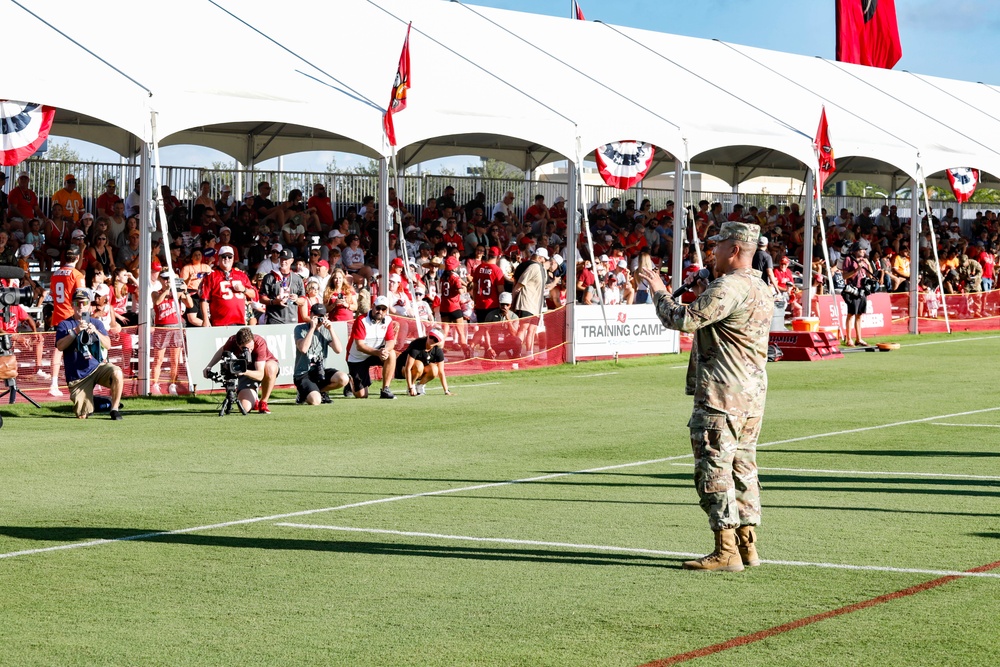 Military Day at Tampa Bay Buccaneers Training Camp