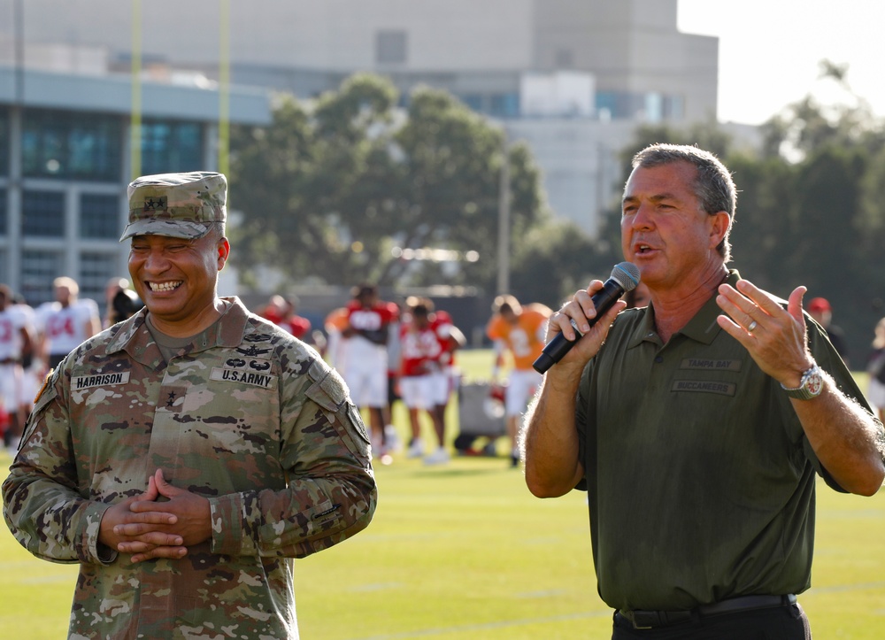 Military Day at Tampa Bay Buccaneers Training Camp