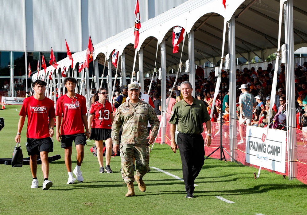 Military Day at Tampa Bay Buccaneers Training Camp