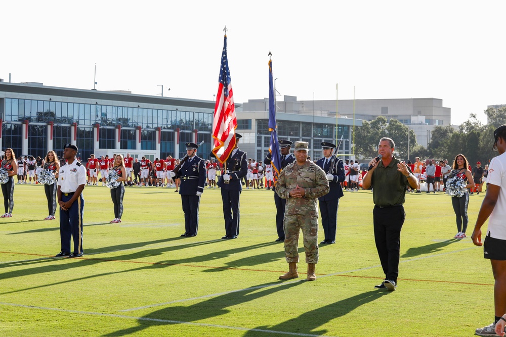 Military Day at Tampa Bay Buccaneers Training Camp