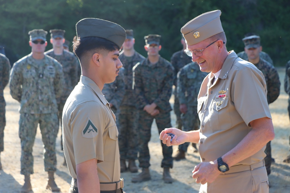 Vice Adm. Johnny Wolfe, Jr., Holds All Hands at Marine Corps Security Force Battalion, Bangor