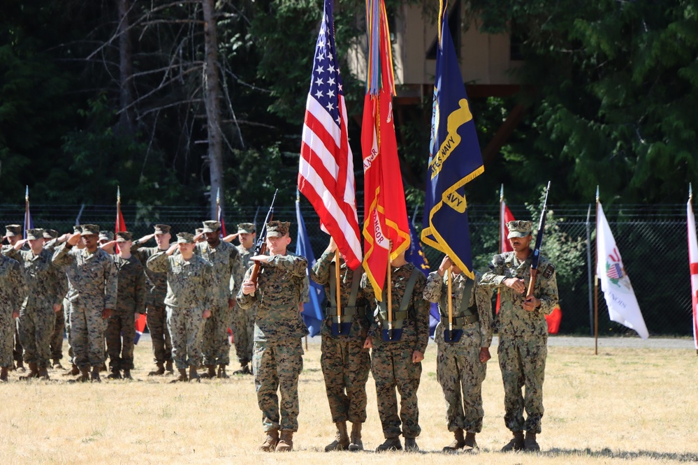 Marine Corps Security Forces Battalion (MCSFBn), Bangor Holds Change of Command