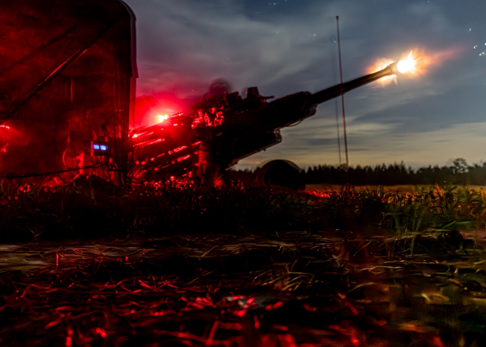Devil Avalanche | 3-319 AFAR “Gun Devils” Night Live-Fire Exercise