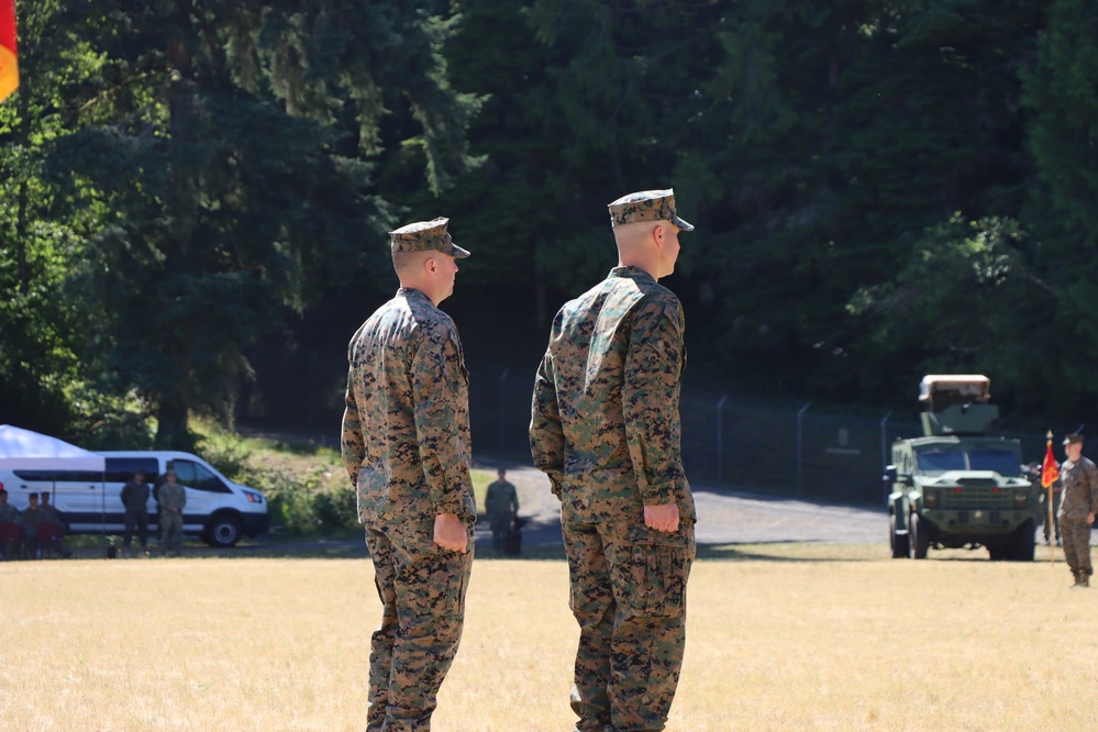 Marine Corps Security Forces Battalion (MCSFBn), Bangor Holds Change of Command