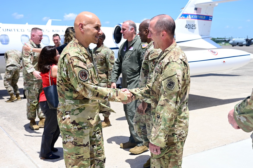 AETC command team visits Team Little Rock