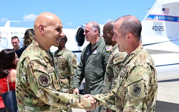 AETC command team visits Team Little Rock