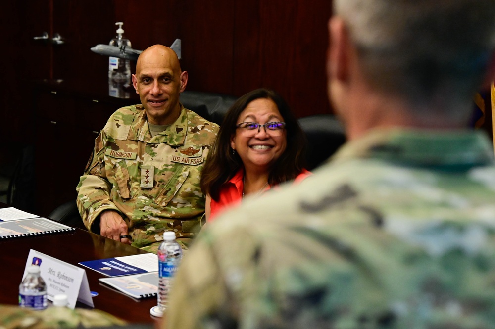 AETC command team visits Team Little Rock