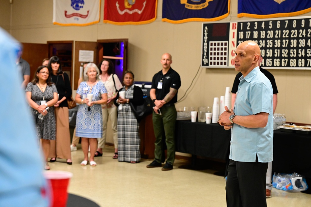 AETC command team visits Team Little Rock