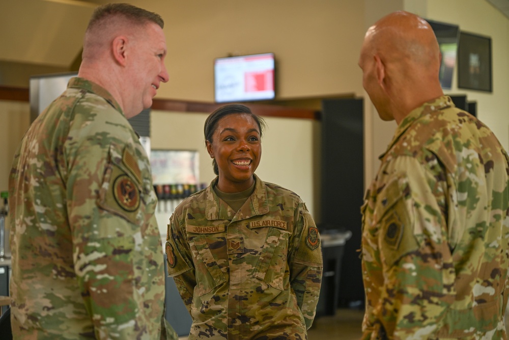 AETC command team visits Team Little Rock
