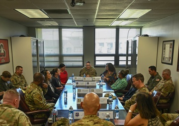 AETC command team visits Team Little Rock