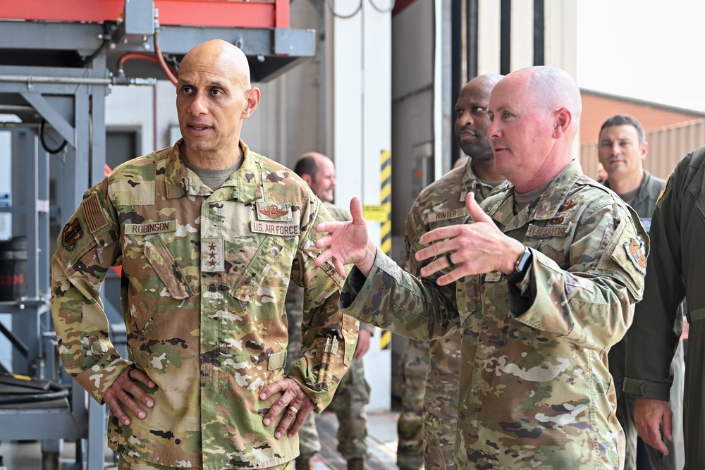 AETC command team visits Team Little Rock