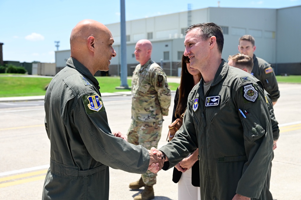 AETC command team visits Team Little Rock