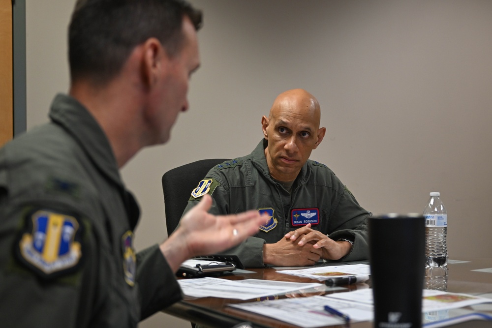 AETC command team visits Team Little Rock