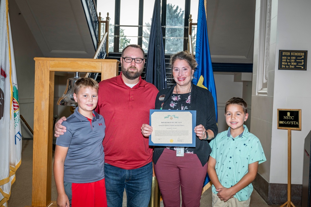 NSGL Sailor, Civilian, Receive Awards