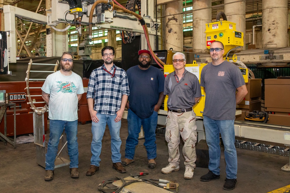 Norfolk Naval Shipyard Implements Use of Submerged Arc Welding for Shafting Repairs